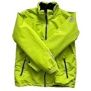 Killtec Ski Jacket EXP302 Waterproof Windproof Boys Size 16 Neon Yellow / Green